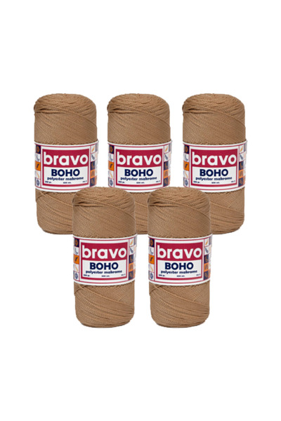 Bravo Sfoară de macrame din poliester BOHO, 4mm, pachet de 5 – Durabilă și re...