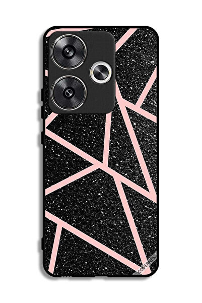 Covernex غطاء حماية لهاتف Xiaomi Poco F6 5G بنقشة لامعة ومسارات