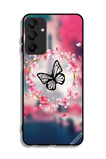 Covernex غطاء حماية لهاتف سامسونج جالاكسي A15 4G بتصميم فراشة وحلقة زهور