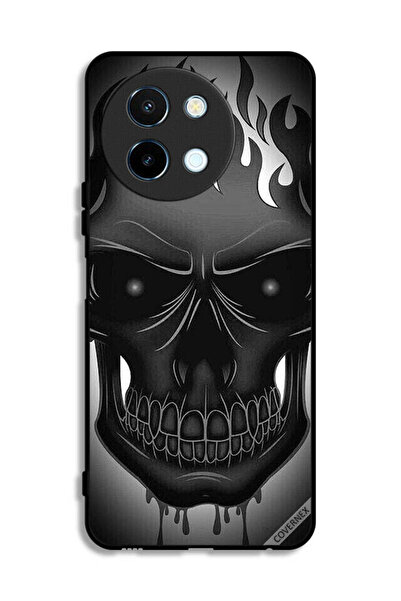 Covernex غطاء حماية لهاتف Vivo Y38 5G برسومات جمجمة