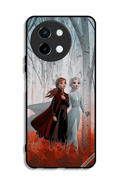 Covernex غطاء حماية لهاتف Vivo Y38 5G بنقشة Frozen Sisters