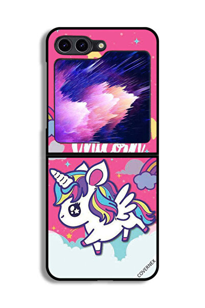 Covernex Samsung Galaxy Z Flip6 Protective Case Cover Cute Unicorn