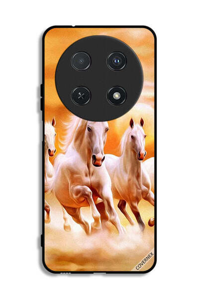 Covernex غطاء حماية لهاتف هواوي نوفا 12i بتصميم خيول تركض