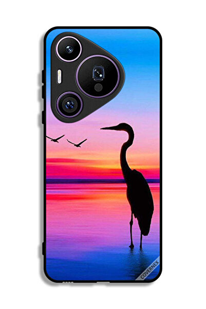 Covernex غطاء حماية لهاتف هواوي بيورا 70 برو - شوك وطيور