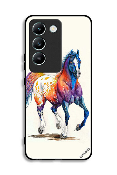 Covernex غطاء حماية لهاتف Vivo V30 Lite 4G بطبعة رسم حصان