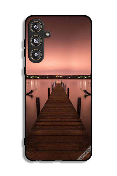 Covernex غطاء حماية لهاتف سامسونج جالاكسي M55 5G بتصميم مسار البحر المسائي