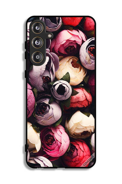 Covernex Samsung Galaxy M55 5G Protective Case Cover Dark Cone Roses