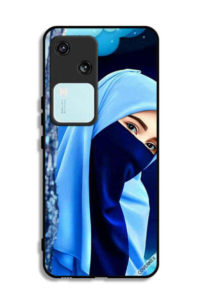 Covernex غطاء حماية لهاتف فيفو S18 5G بنقشة فتاة محجبة