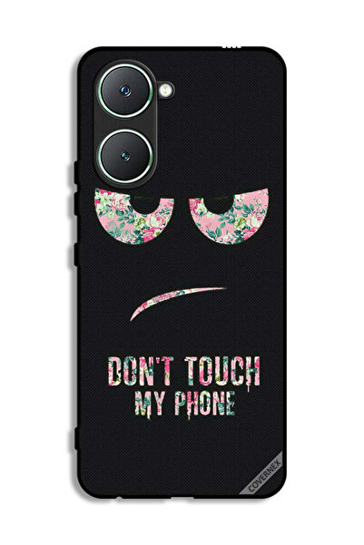 Covernex Vivo Y03 4G Protective Case Cover Don't Touch My Phone Floral