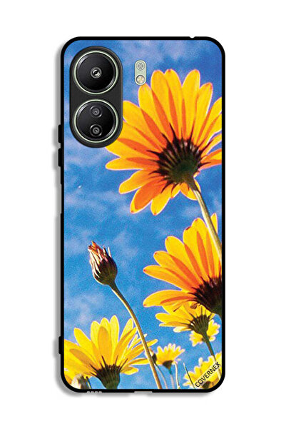 Covernex غطاء حماية لهاتف شاومي ريدمي 13 سي بنقشة عباد الشمس