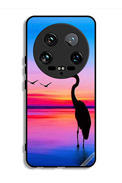 Covernex غطاء حماية فائق لهاتف شاومي 14 بطبعة شوك وطيور