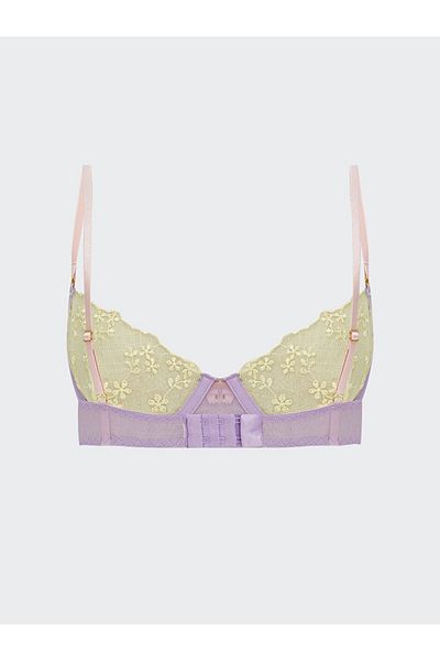 LC Waikiki Сутиен с банели и бродерия Fantasy, без подплънки и тениска LCW DREAM