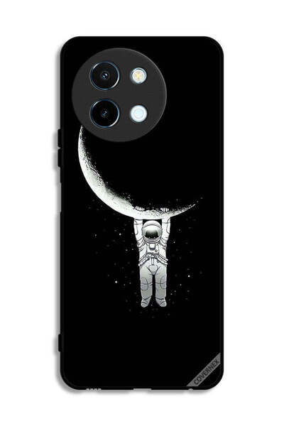 Covernex Vivo Y38 5G Protective Case Cover Astronaut Hanging On Moon Photogra...