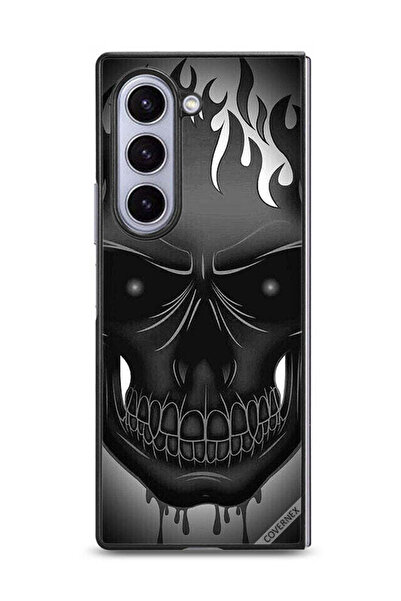 Covernex غطاء حماية لهاتف سامسونج جالاكسي زد فولد 6 بتصميم جمجمة