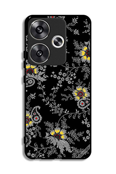 Covernex غطاء حماية لهاتف Xiaomi Redmi Turbo 3 5G بخلفية زهور فنية