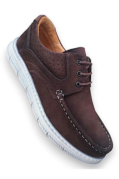 BİRKAN 4071 Brown Genuine Leather Lightweight Comfortable Casual Shoes