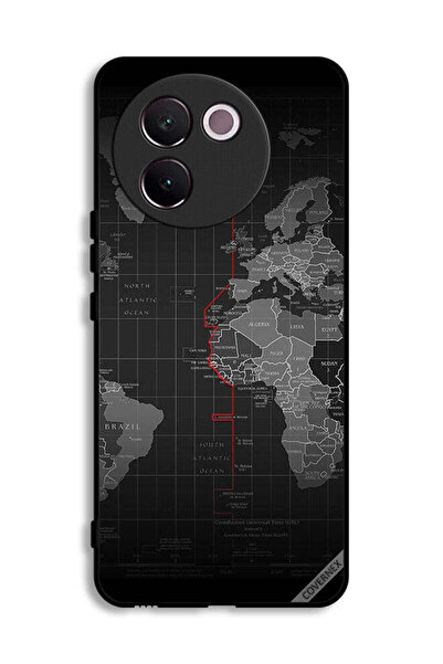 Covernex Vivo V30e 5G Protective Case Cover World Map