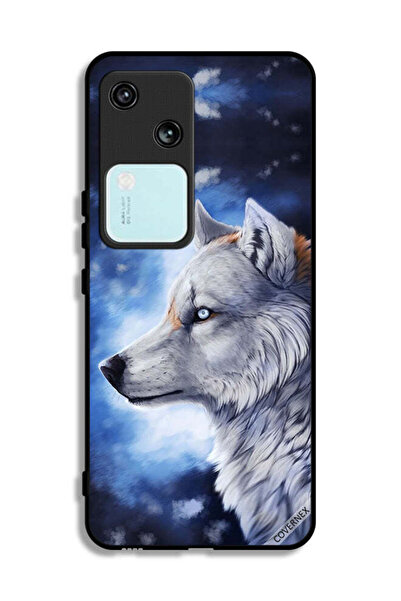 Covernex غطاء حماية لهاتف Vivo V30 5G بطبعة رسم الذئب