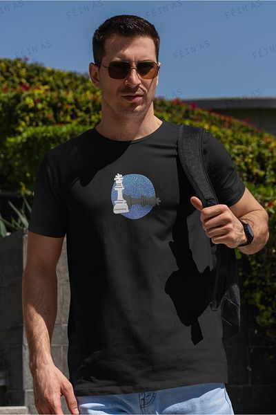feinas Ανδρικό Tshirt - Σκάκι 3