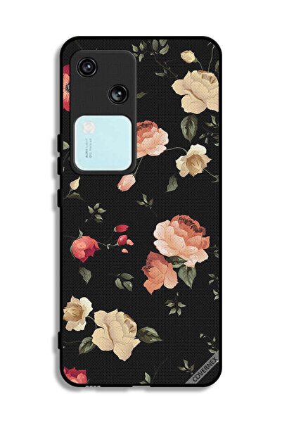 Covernex غطاء حماية لهاتف Vivo V30 5G بخلفية فنية زهرية