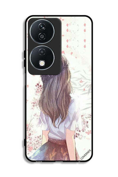 Covernex غطاء حماية لهاتف Honor X7b 5G بطبعة فتاة لطيفة في تفكير عميق