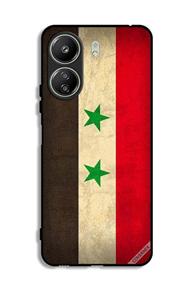 Covernex غطاء حماية لهاتف شاومي ريدمي 13 سي بعلم سوريا