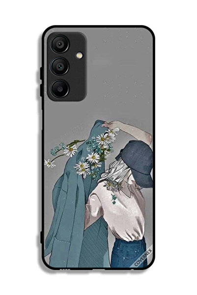 Covernex غطاء حماية لهاتف سامسونج جالاكسي A15 5G برسم فتاة ترتدي معطفًا