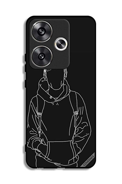 Covernex غطاء حماية لهاتف شاومي ريدمي توربو 3 5G برسم جاكيت بوي