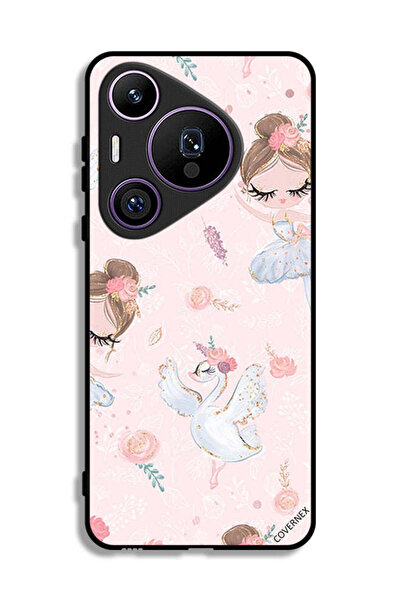 Covernex غطاء حماية لهاتف هواوي بيورا 70 برو - دوللي جيرل آند فلاورز