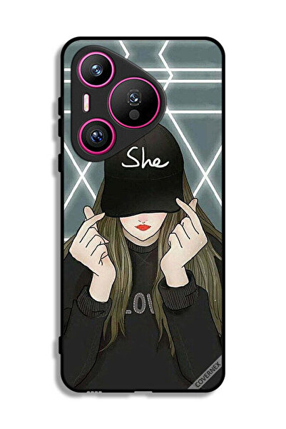 Covernex غطاء حماية لهاتف هواوي بيورا 70 - She On Cap