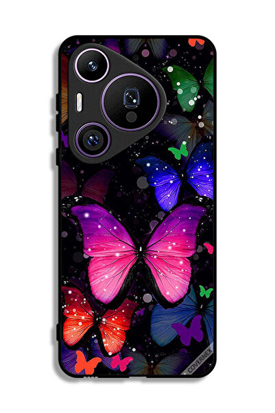 Covernex غطاء حماية لهاتف هواوي بيورا 70 برو بنقشة الفراشات