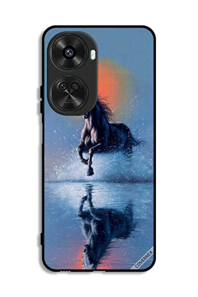 Covernex غطاء حماية لهاتف هواوي نوفا 11 SE بتصميم حصان يركض في الماء