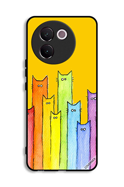 Covernex Vivo V30e 5G Protective Case Cover Cat Puppet Art