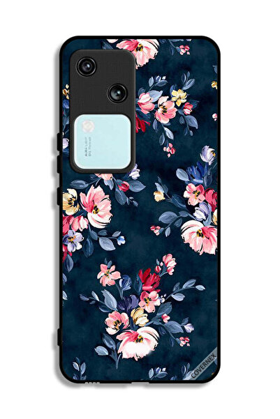 Covernex غطاء حماية لهاتف Vivo S18 5G مزين بزهور مرسومة يدويًا