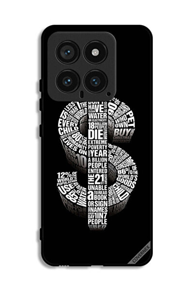 Covernex غطاء حماية لهاتف شاومي 14 بطبعة دولار بالخط العربي