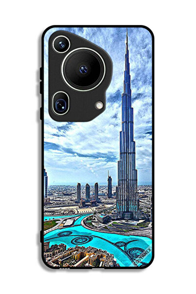 Covernex غطاء حماية فائق لهاتف هواوي بيورا 70 - برج خليفة - غيوم تلامس السحاب