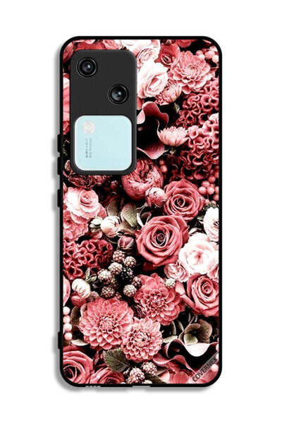 Covernex Vivo S18 5G Protective Case Cover Peach Roses