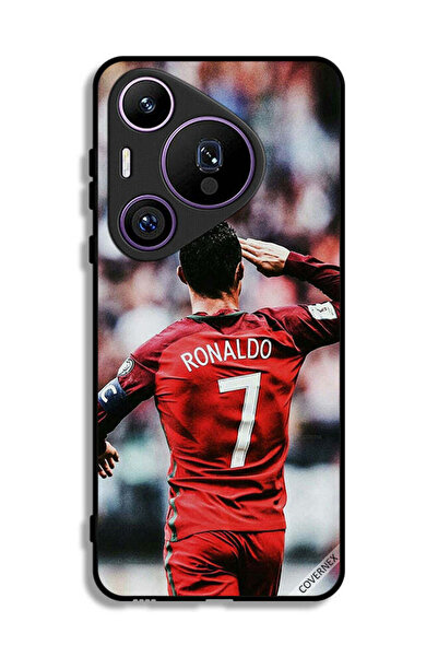 Covernex غطاء حماية لهاتف هواوي بيورا 70 برو - تحية رونالدو للجمهور