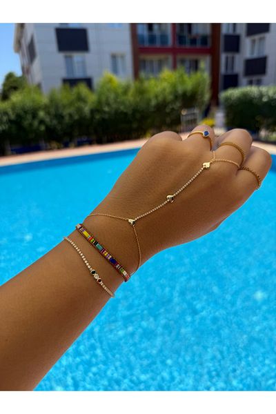 DGK COLLECTİON Miyuki, Eye-Catching Colorful Exquisite Handcrafted Bracelet