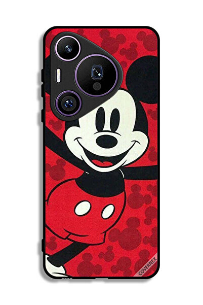 Covernex غطاء حماية لهاتف هواوي بيورا 70 برو بتصميم ميكي ماوس سعيد