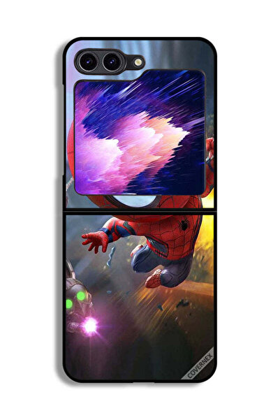 Covernex غطاء حماية لهاتف Samsung Galaxy Z Flip6 بتصميم Spiderman In Action