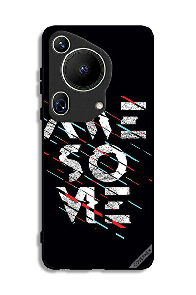 Covernex غطاء حماية لهاتف هواوي بيورا 70 ألترا بنقشة كلمة رائعة