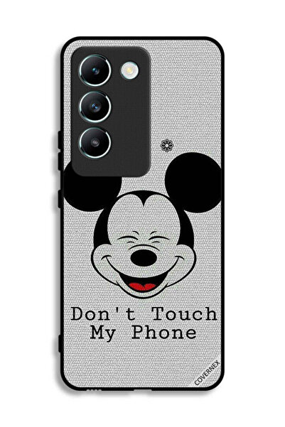 Covernex غطاء حماية لهاتف Vivo V30 Lite 4G، ميكي، لا تلمس هاتفي