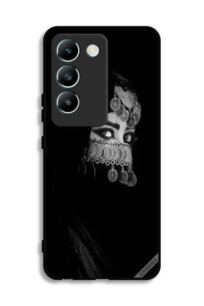 Covernex غطاء حماية لهاتف Vivo Y100 4G بعيون جميلة ووجه مزين بمجوهرات