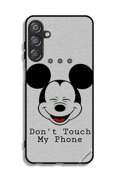 Covernex Samsung Galaxy F15 5G Protective Case Cover Don't Touch My Phone Mickey