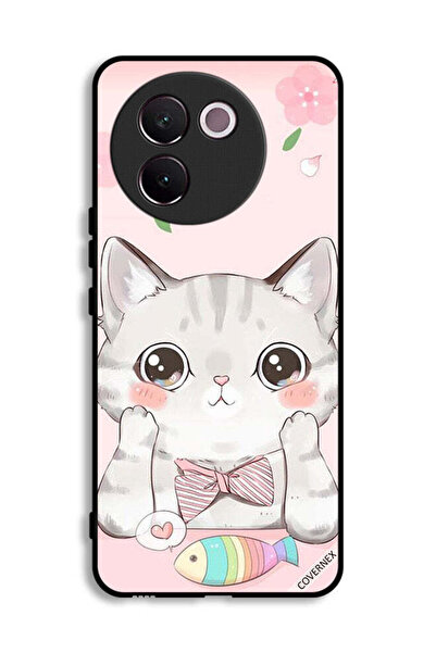 Covernex غطاء حماية لهاتف Vivo V30e 5G بتصميم سمكة القط