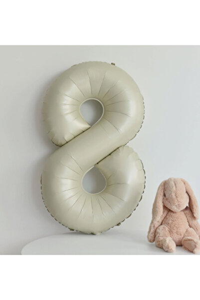 parti kral Deniz Kumu 8 Rakam Deniz Kumu Rakam Folyo Balon (75 cm)