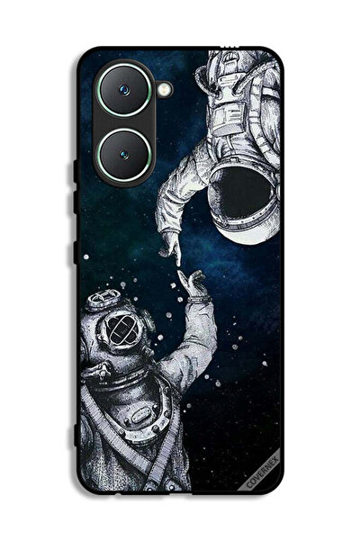 Covernex غطاء حماية لهاتف Vivo Y03 4G بتصميم رائد فضاء وغواص