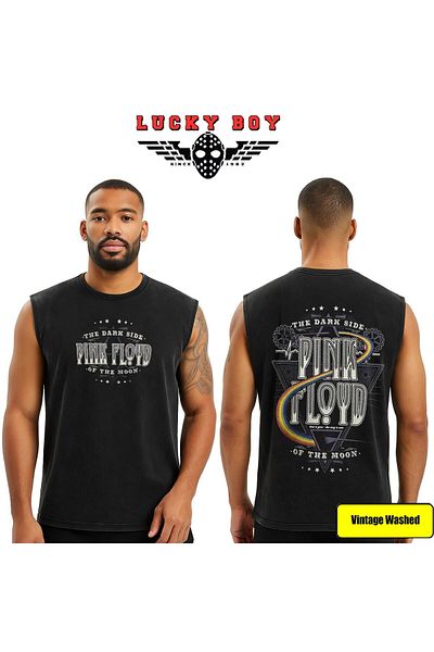 sensobel Pink Floyd Washed Sleeveless T-Shirt