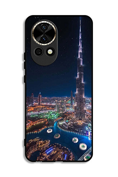 Covernex غطاء حماية لهاتف هواوي نوفا 12 5G منظر ليلي لوسط المدينة